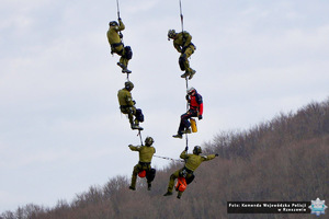 Black Hawk w Bieszczadach – szkolenie służb mundurowych