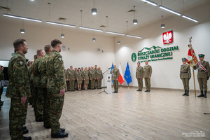 Wręczenie aktów mianowania na stopień kaprala w komendzie BiOSG