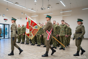 Wręczenie aktów mianowania na stopień kaprala w komendzie BiOSG