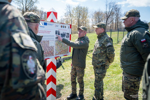 posadowienie znaków symbolizujących placówki SG