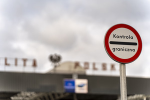 Znak kontrola graniczna fot. ilustracyjna