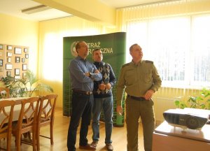 Profesor Timothy Palmbach i Komendant Bieszczadzkiego OSG płk SG dr Piotr Patla 
