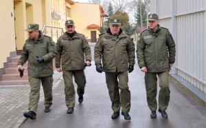 Komendant Główny SG z wizytą w Bieszczadzkim Oddziale SG 