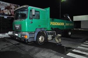 Samochód ciężarowy zatrzymany na przejściu granicznym w Korczowej 