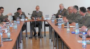 Odprawa roczna kadry kierowniczej Bieszczadzkiego Oddziału SG 