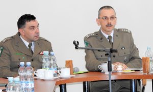 Odprawa roczna kadry kierowniczej Bieszczadzkiego Oddziału SG 