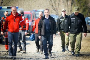 Wspólne szkolenie funkcjonariuszy Bieszczadzkiego Oddziału SG i GOPR-u w Bieszczadach 