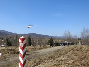 Wspólne szkolenie funkcjonariuszy Bieszczadzkiego Oddziału SG i GOPR-u w Bieszczadach 