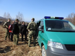 Wspólne szkolenie funkcjonariuszy Bieszczadzkiego Oddziału SG i GOPR-u w Bieszczadach 