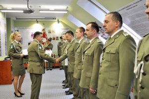 Uroczystość mianowania na stopień chorążego SG 