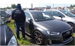 AUDI RS3 zatrzymany przez PSG w Medyce 