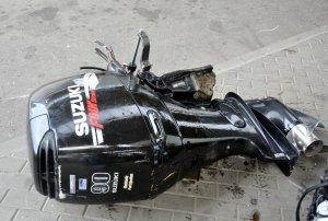 Funkcjonariusze SG z Medyki ujawnili dwa skradzione silniki zaburtowe 