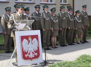 Ślubowanie nowych funkcjonariuszy w Bieszczadzkim OSG 