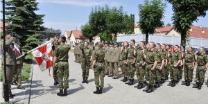 Ślubowanie nowych funkcjonariuszy w Bieszczadzkim OSG 