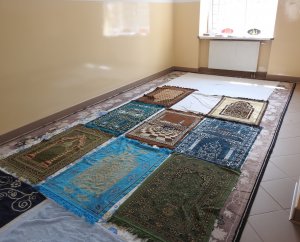 sala modlitwy w Strzeżonym Ośrodku dla Cudzoziemców w Przemyślu 