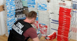 Towar zabezpieczony przez funkcjonariuszy z PSG w Korczowej 