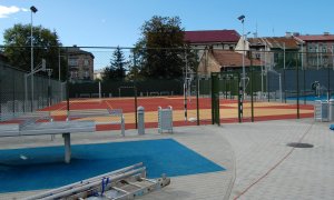 nowo wybudowany plac rekreacyjny 