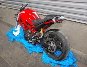 Zatrzymany w Medyce Ducati Monster 695 