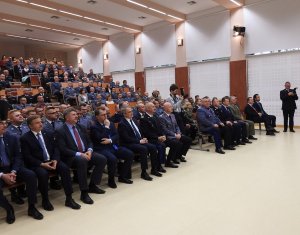 Spotkanie Szefa MSWiA ze służbami mundurowymi na Podkarpaciu 