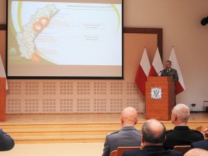 Spotkanie Szefa MSWiA ze służbami mundurowymi na Podkarpaciu 