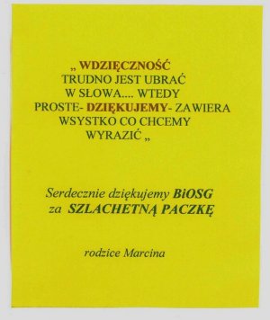 "Szlachetna Paczka 2017" Bieszczadzki OSG 