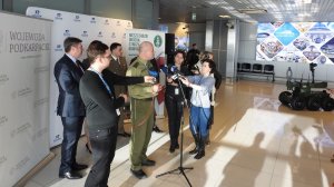 Robot pirotechniczny dla lotniczego przejścia granicznego w Rzeszowie- Jasionce 