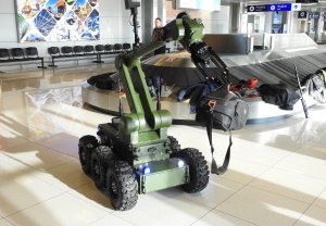 Robot pirotechniczny dla lotniczego przejścia granicznego w Rzeszowie- Jasionce 