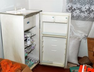Papierosy ujawniono również w lodówce 