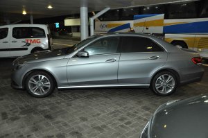 zatrzymany Mercedes E220CDI 