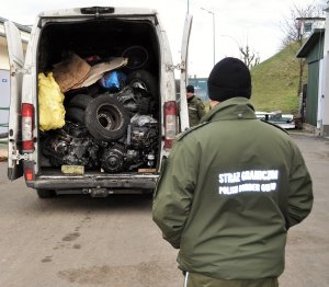 Kradzione silniki zabezpieczone przez funkcjonariuszy BiOSG 