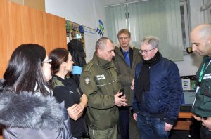 delegacja Agencji FRONTEX w Korczowej 