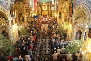 Msza Święta w Kalwarii Pacławskiej 