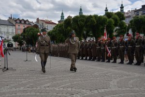 przegląd pododdziałów 
