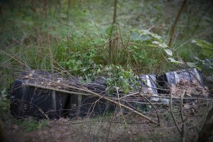 Pudła wypełnione papierosami z przemytu 