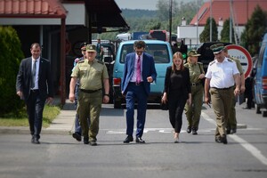 wizyta w drogowym przejściu granicznym w Korczowej 