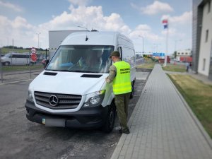 zatrzymany mercedes sprinter 