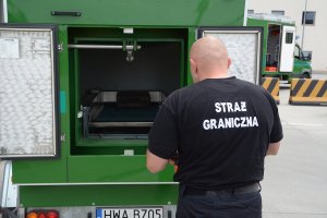 ćwiczenia na przejściu granicznym w Budomierzu 