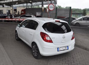 zatrzymany opel 
