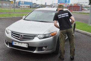 zatrzymana honda 