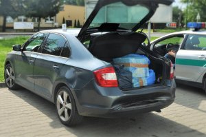 nielegalne papierosy ujawnione podczas kontroli drogowej 