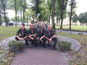 Nasza zwycięska reprezentacja: st. sierż SG Irmina Sikora-Kołodziej (Wydział Kadr i Szkolenia ) mjr SG Tomasz Skawiński (PSG Wetlina), por. SG Paweł Stańko (PSG Ustrzyki Górne), st. chor. szt. SG Bogusław Ślazyk (PSG Ustrzyki Górne) 