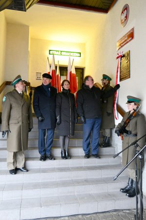 odsłonięcie tablicy pamiątkowej 