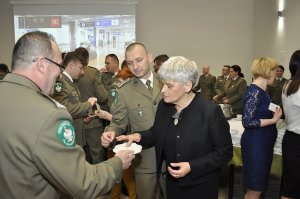 Spotkanie opłatkowe w komendzie BiOSG 