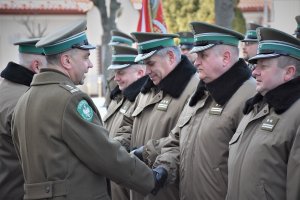 Uhonorowani brązową Odznaką Pamiątkową Bieszczadzkiego Oddziału SG 