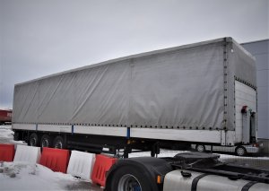 naczepa marki Schmitz zatrzymana w Medyce 