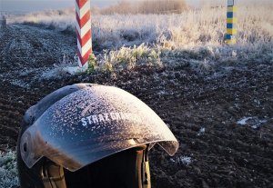patrol SG na granicy z Ukrainą 