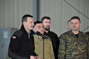Spotkanie Premiera i Ministrów z funkcjonariuszami BiOSG 