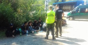grupa imigrantów i organizatorów przerzutu zatrzymana w Bieszczadach (2018 r.) 