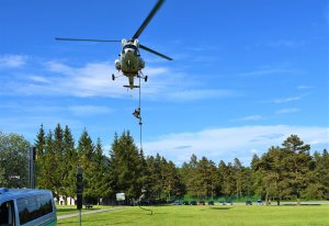 Dynamiczne pokazy działań granicznych 