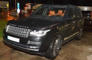 zatrzymany land rover 